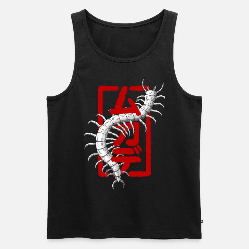 Centipede - Männer Premium Bio Tank Top - Schwarz