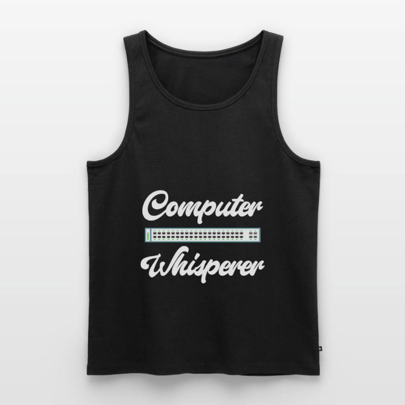 Computer Whisperer IT Tech Support Network Männer Premium Bio Tank Top