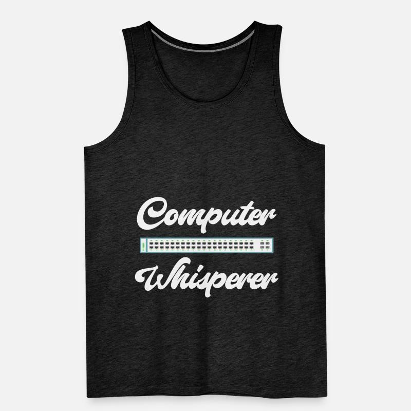 Computer Whisperer IT Tech Support Network Männer Premium Bio Tank Top