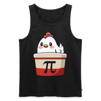 Funny Math Quote Math Teacher Math Sayings - Men's Premium Organic Tank Top - black - Front - AI Model Male 178 light (178cm)