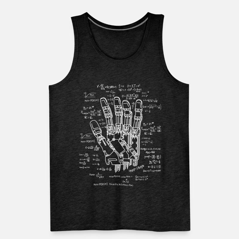 Robot engineer formulary Men's Premium Organic Tank Top