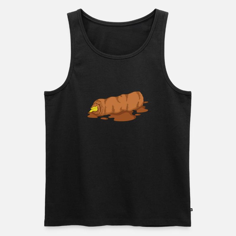 Deutsche Roulade (Rinderroulade) - Männer Premium Bio Tank Top - Schwarz