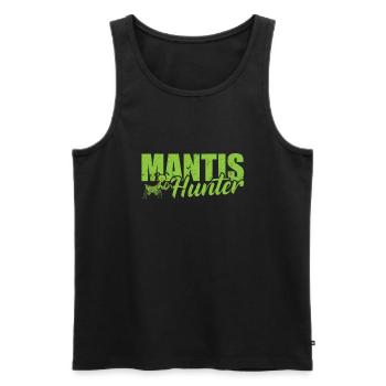 Mantis Hunter - Männer Premium Bio Tank Top - Schwarz - Vorne - AI Model Male 178 light (178cm)