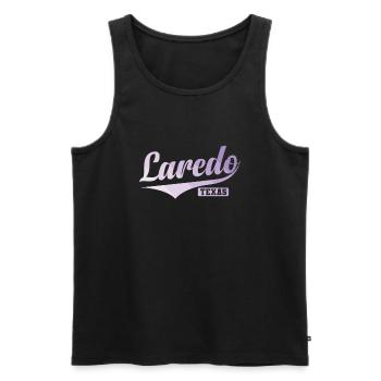 Laredo, une ville du Texas, aux États-Unis - Débardeur bio Premium Homme - noir - Devant - Michal (187cm)