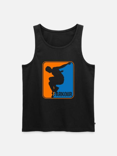 Parkour Sport Logo - Men's Premium Organic Tank Top - black