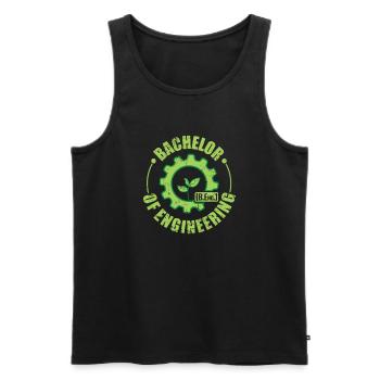 Bachelor of Engineering Ingenieurtechnik - Men's Premium Organic Tank Top - black - Front - AI Model Male 178 light (178cm)
