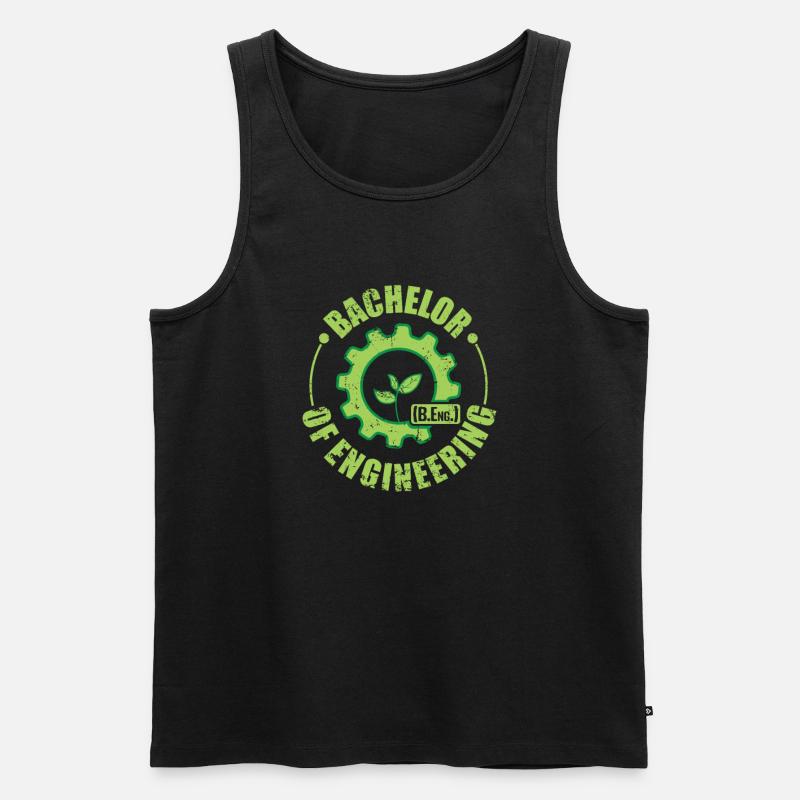 Bachelor of Engineering Ingenieurtechnik - Männer Premium Bio Tank Top - Schwarz
