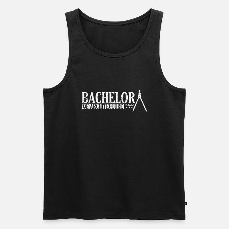 Bachelor of Architecture (B.Arch.) - Männer Premium Bio Tank Top - Schwarz