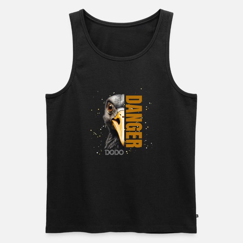 Danger Dodo - Männer Premium Bio Tank Top - Schwarz