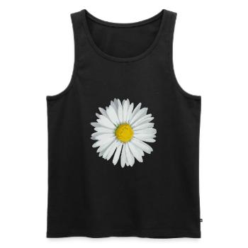 daisy - Men's Premium Organic Tank Top - black - Front - AI Model Male 178 light (178cm)