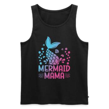 Mermaid Mama Fantasy Mermaid Story - Débardeur bio Premium Homme - noir - Devant - Michal (187cm)