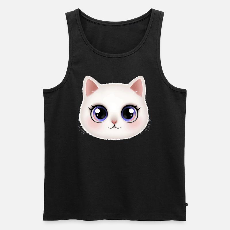 Kätzchen 😻 - Männer Premium Bio Tank Top - Schwarz