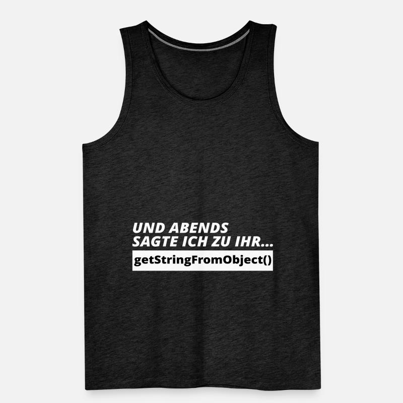 Programmierer Witz Admin Informatiker Spruch Männer Premium Bio Tank Top