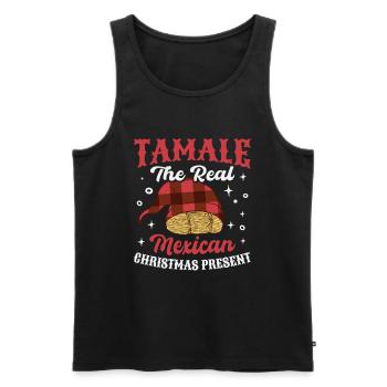Mexico Tacos Mexican Tacos - Men's Premium Organic Tank Top - black - Front - AI Model Male 178 light (178cm)