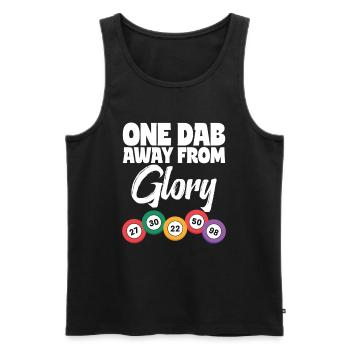 Bingo Night Fun Design for Bingo Fans - Men's Premium Organic Tank Top - black - Front - AI Model Male 178 light (178cm)