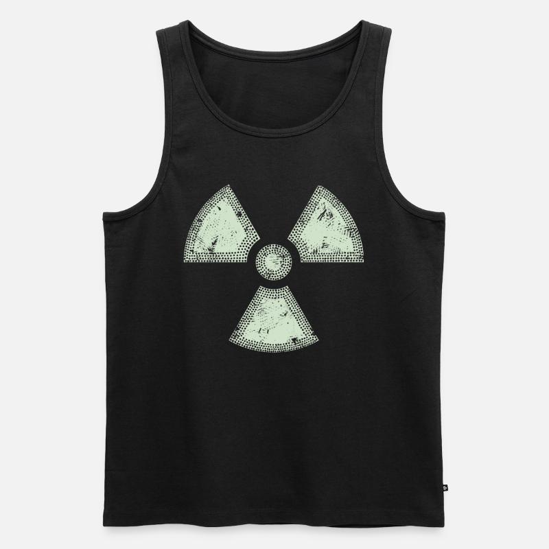 Nuklear / Radioaktiv - Männer Premium Bio Tank Top - Schwarz
