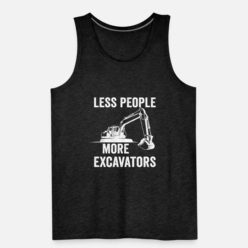 Bagger Baustelle Baggerfahrer Baggern Geschenk Männer Premium Bio Tank Top