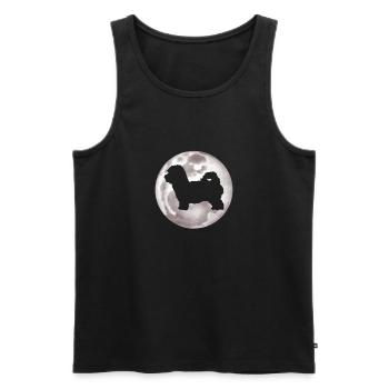 Maltipoo Hund Geschenk Hunderasse Maltipoo - Männer Premium Bio Tank Top - Schwarz - Vorne - AI Model Male 178 light (178cm)