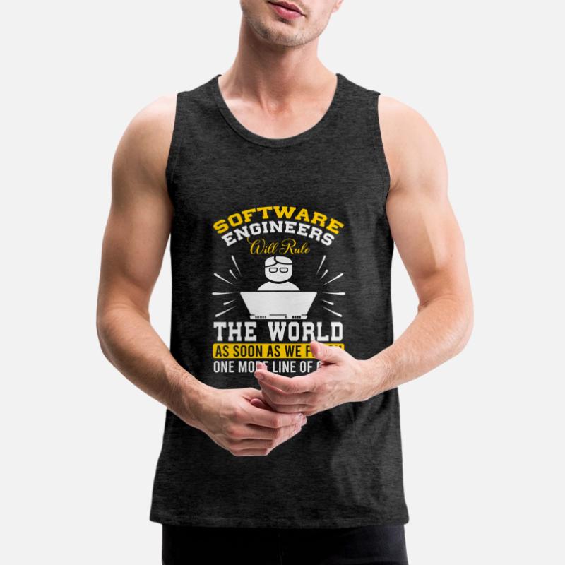 Programmierer, Computeradministrator, Programmierer, Softwareentwickler Männer Premium Bio Tank Top