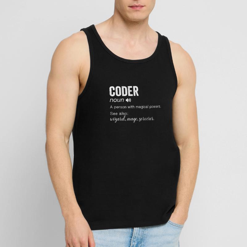 Programmierer Entwickler IT Admin Programmierer Codierung Männer Premium Bio Tank Top