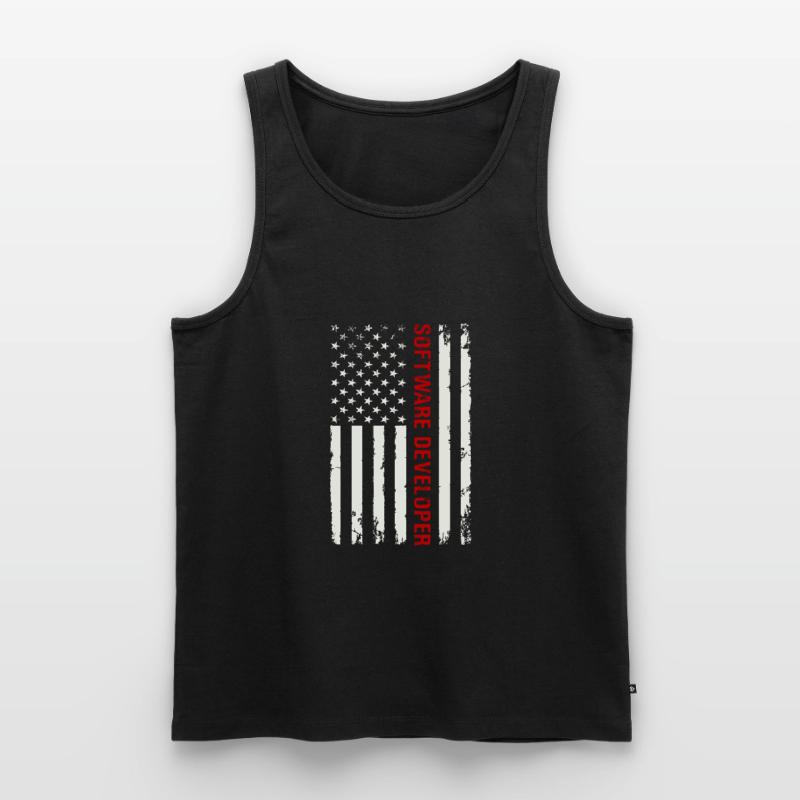 Programmierer Entwickler IT Admin Programmierer Codierung Männer Premium Bio Tank Top