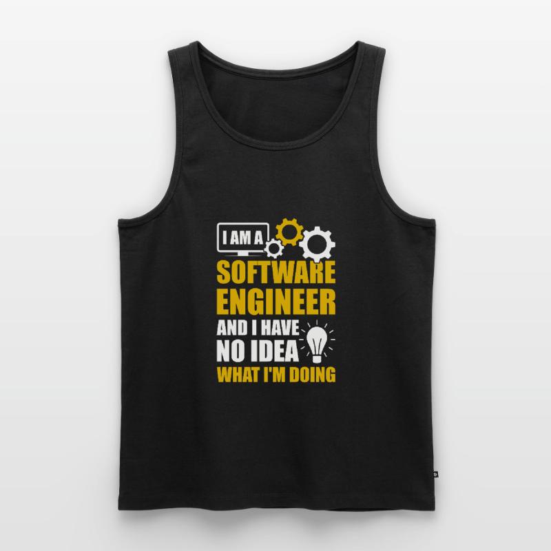 Programmierer Entwickler IT Admin Programmierer Codierung Männer Premium Bio Tank Top