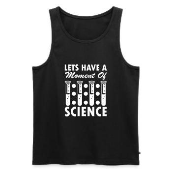 Science Chemistry Biology Teacher Physics - Men's Premium Organic Tank Top - black - Front - Michal (187cm)