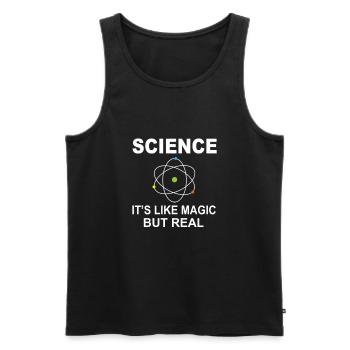 Science Chemistry Biology Teacher Physics - Men's Premium Organic Tank Top - black - Front - Michal (187cm)