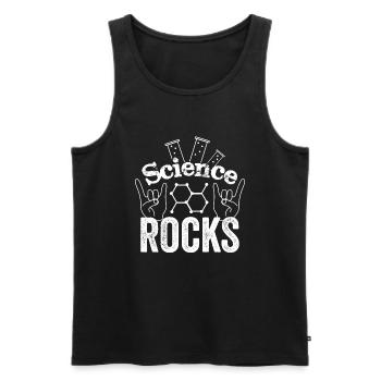Science Chemistry Biology Teacher Physics - Men's Premium Organic Tank Top - black - Front - Michal (187cm)