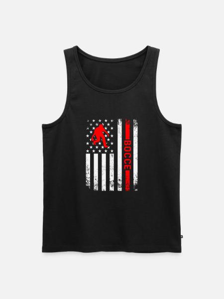 Bocce Player Funny Bocce - Men's Premium Organic Tank Top - black