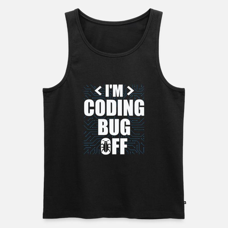 Informatik Admin Programmierer IT-Programmierer - Männer Premium Bio Tank Top - Schwarz