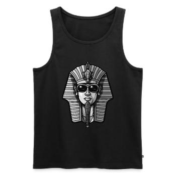 Pharaon mort Hipster Cool Party - Débardeur bio Premium Homme - noir - Devant - Michal (187cm)