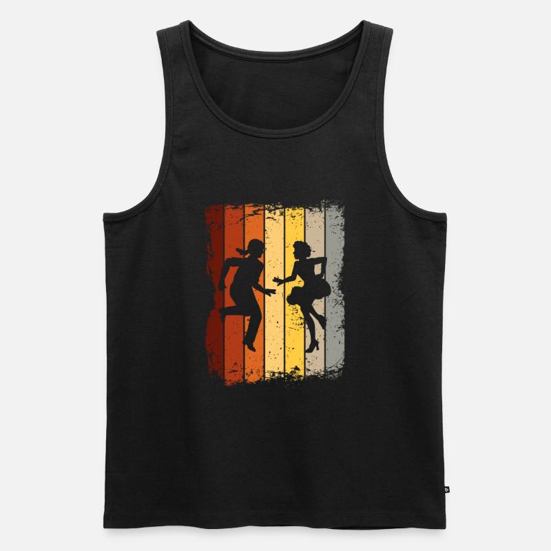 Samba - Männer Premium Bio Tank Top - Schwarz