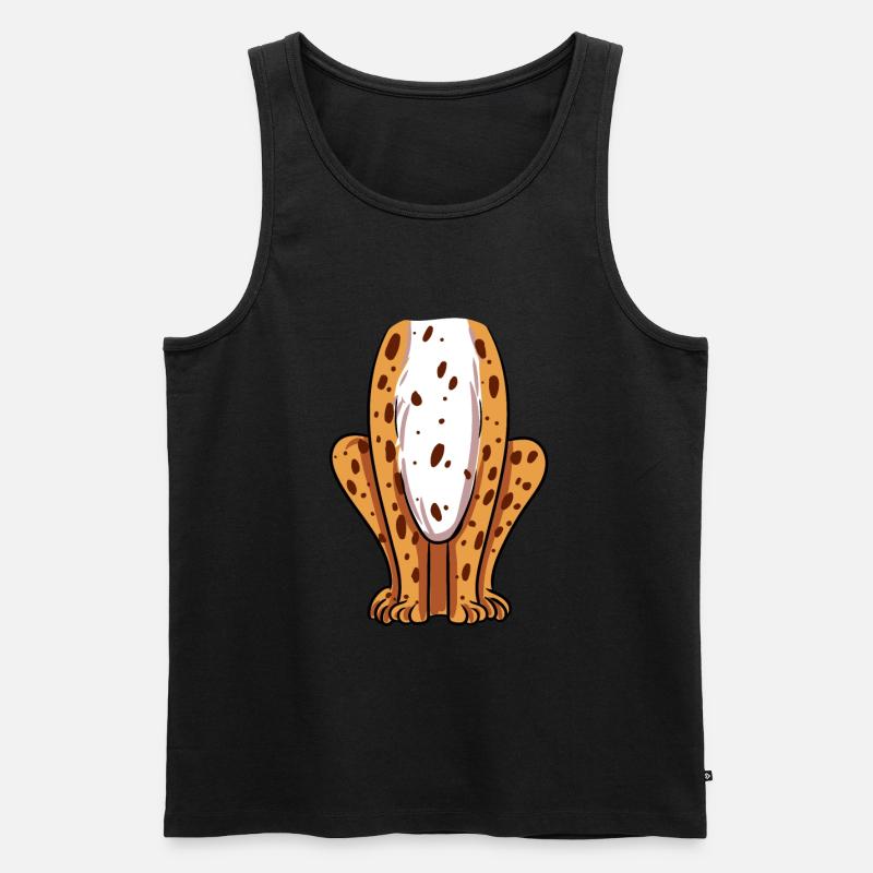Leopard Kostüm - Männer Premium Bio Tank Top - Schwarz