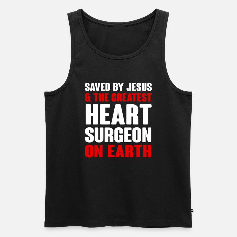 Operation Herz Geschenk - Männer Premium Bio Tank Top - Schwarz