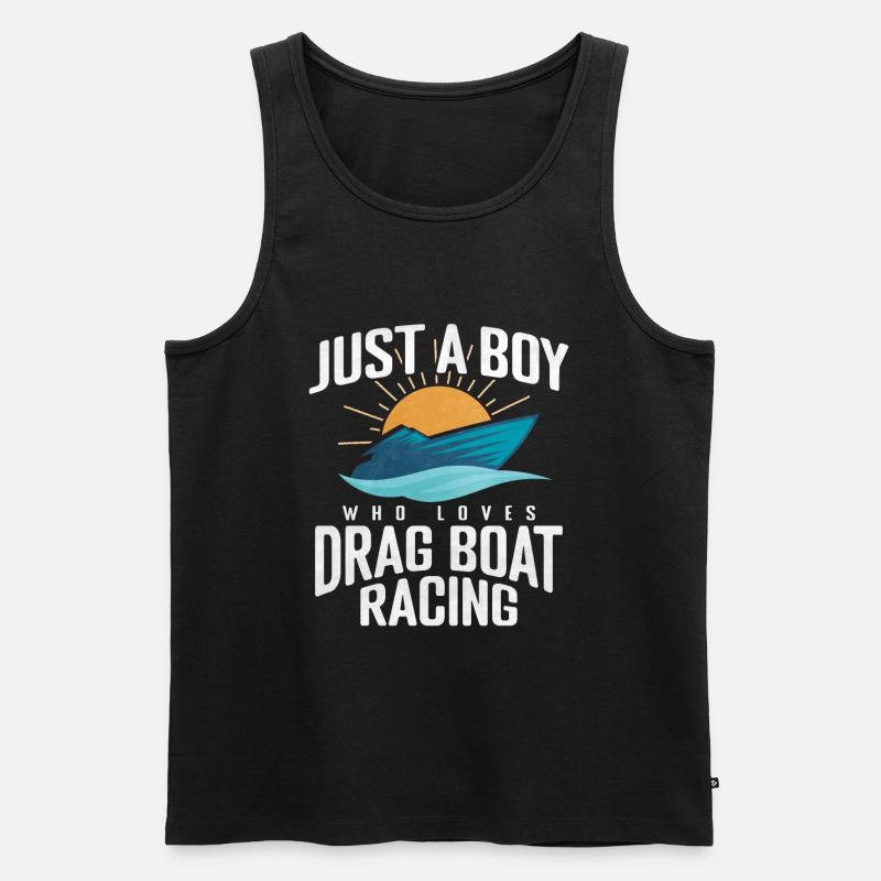 Drachenbootrennen Drachenboot - Männer Premium Bio Tank Top - Schwarz