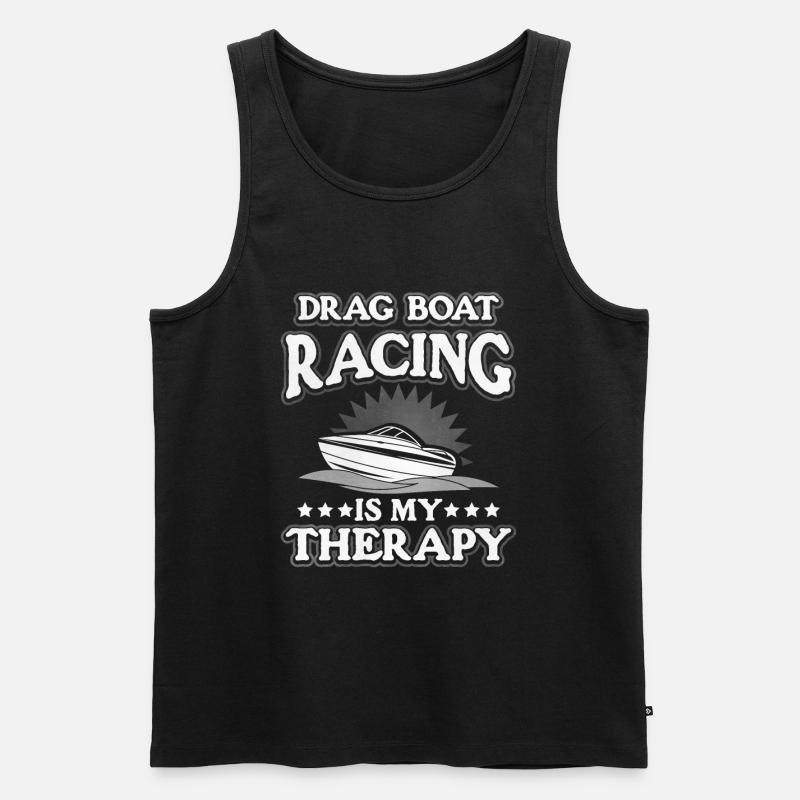 Drachenbootrennen Drachenboot - Männer Premium Bio Tank Top - Schwarz