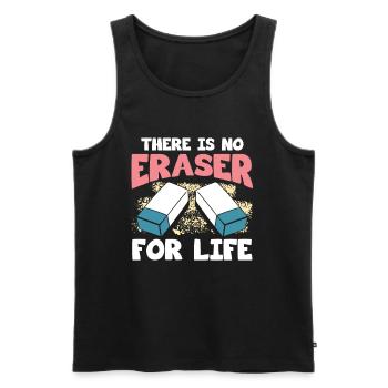Eraser Costume Gift - Men's Premium Organic Tank Top - black - Front - AI Model Male 178 light (178cm)