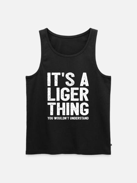 Liger Funny Gift - Men's Premium Organic Tank Top - black