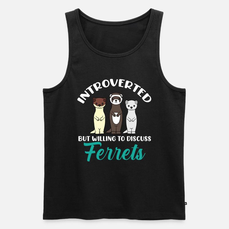 Frettchen - Männer Premium Bio Tank Top - Schwarz