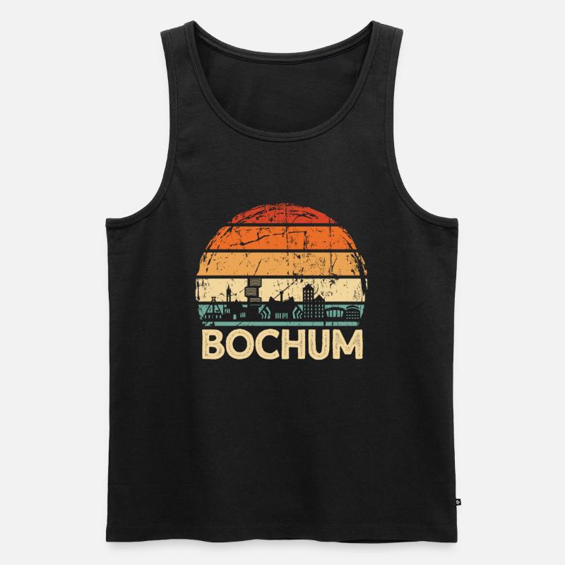 Bochum - Männer Premium Bio Tank Top - Schwarz