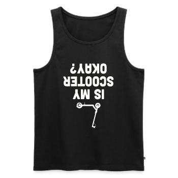 Scooter Scooter Scooter Gift - Men's Premium Organic Tank Top - black - Front - AI Model Male 178 light (178cm)