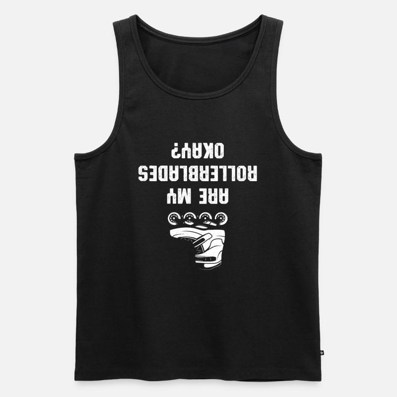 Inline Skating Inline Skating Gift - Men's Premium Organic Tank Top - black