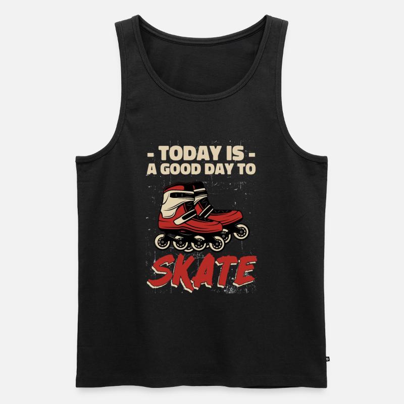 Inline Skating Inline Skating Gift - Men's Premium Organic Tank Top - black
