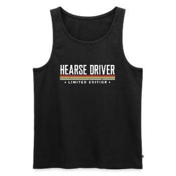 Hearse Driver Limited Edition - Men's Premium Organic Tank Top - black - Front - AI Model Male 178 light (178cm)