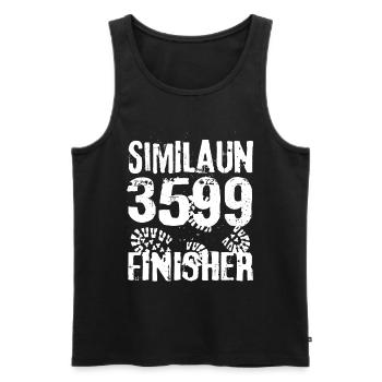 Similaun 3599 Finisher Bergsteiger Ötztal Tirol - Männer Premium Bio Tank Top - Schwarz - Vorne - Michal (187cm)