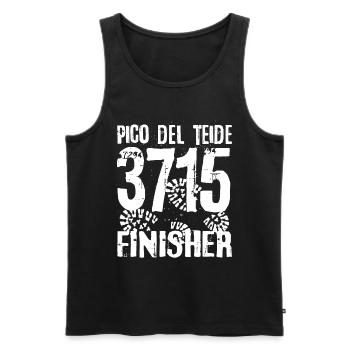 Canadas Pico del Teide Tenerife Alpinisme Montagne - Débardeur bio Premium Homme - noir - Devant - Michal (187cm)