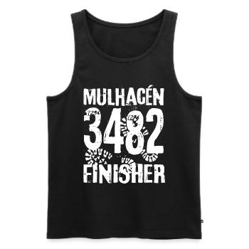 Mulhacén Bergsteiger Bergsteigen Sierra Nevada - Männer Premium Bio Tank Top - Schwarz - Vorne - Michal (187cm)