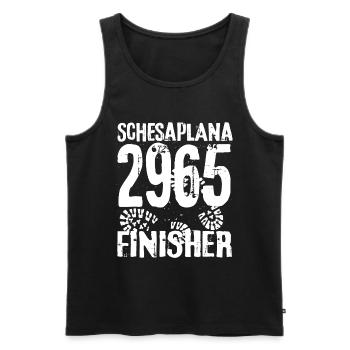 Schesaplana Scesaplana Brandnertal Wandern - Männer Premium Bio Tank Top - Schwarz - Vorne - AI Model Male 178 light (178cm)