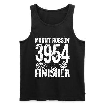 Mount Robson Wanderung Rocky Mountains Canada - Männer Premium Bio Tank Top - Schwarz - Vorne - AI Model Male 178 light (178cm)